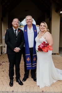 Wedding ceremony by Dr. Gerrit Rademeyer in Kathu