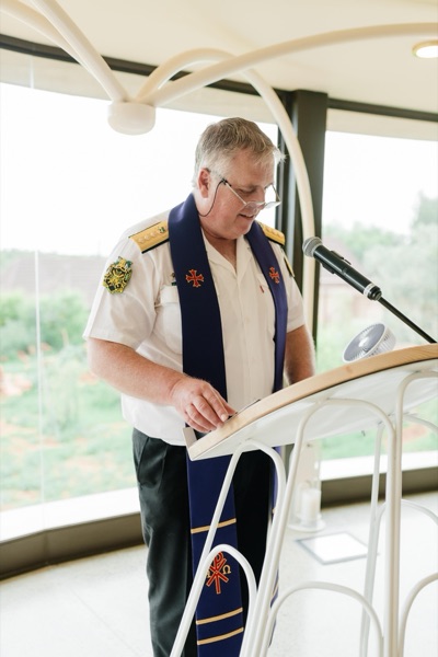 Wedding ceremony by Dr. Gerrit Rademeyer in Kathu