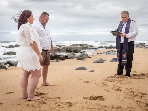 Wedding ceremony by Dr. Gerrit Rademeyer in Kathu