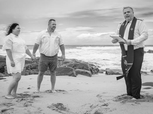 Wedding ceremony by Dr. Gerrit Rademeyer in Kathu