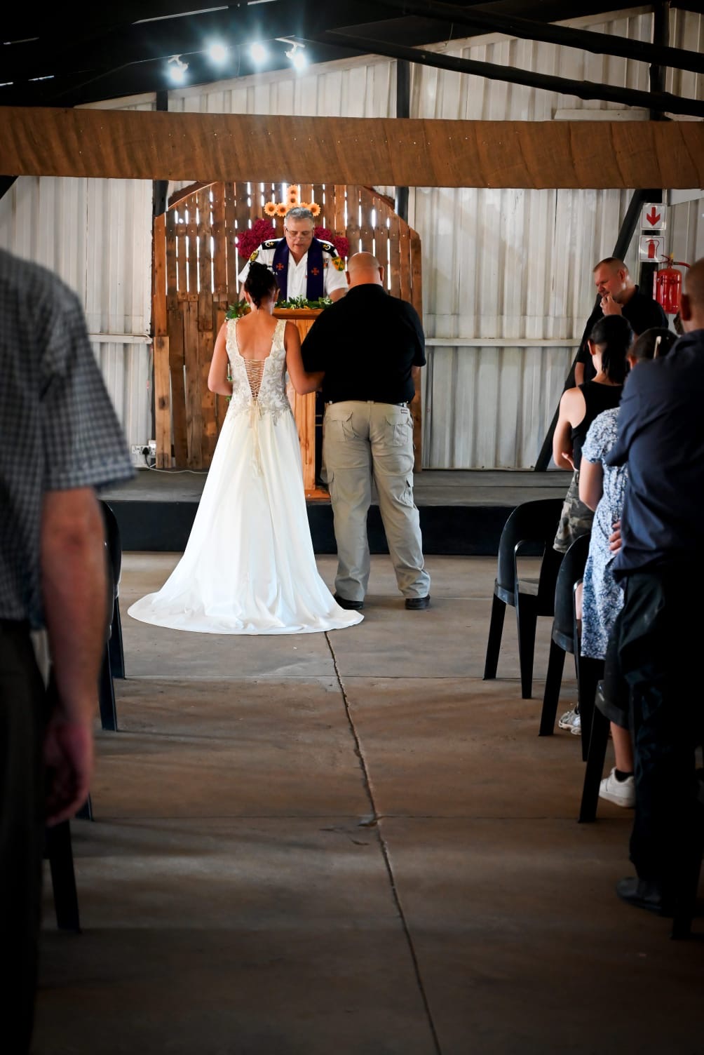 Wedding ceremony by Dr. Gerrit Rademeyer in Kathu