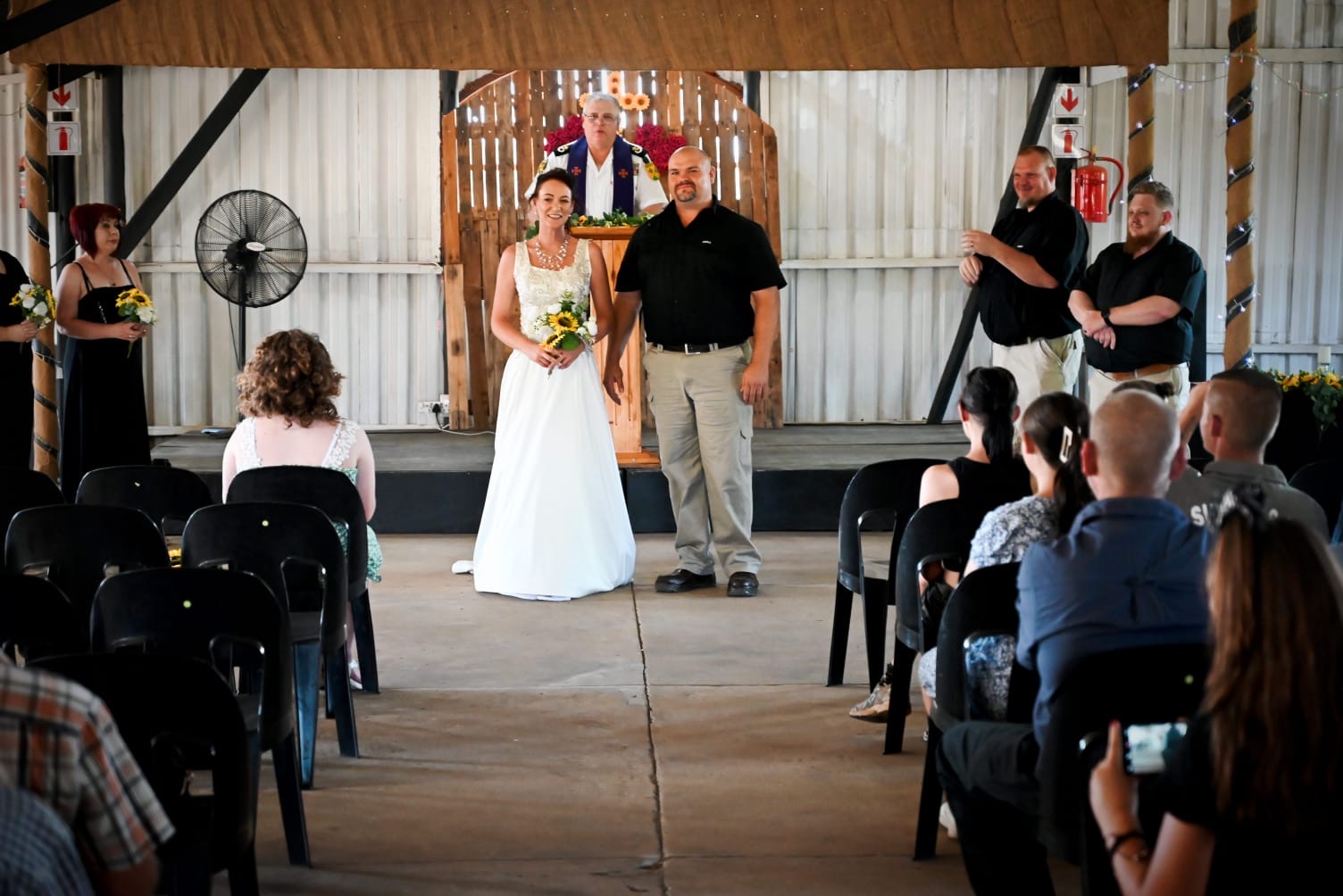Wedding ceremony by Dr. Gerrit Rademeyer in Kathu
