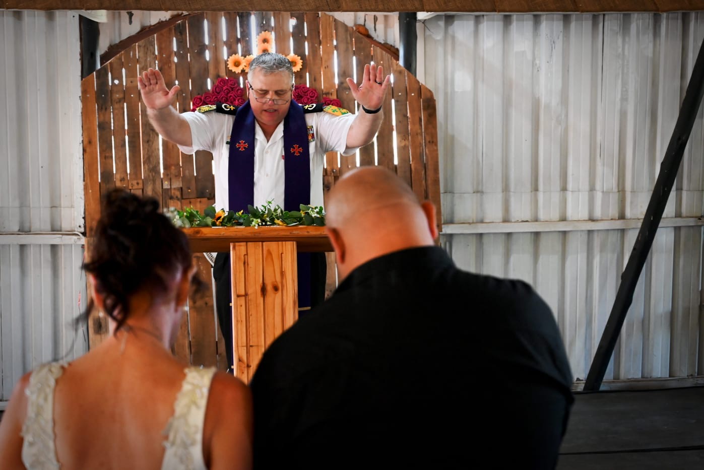 Wedding ceremony by Dr. Gerrit Rademeyer in Kathu